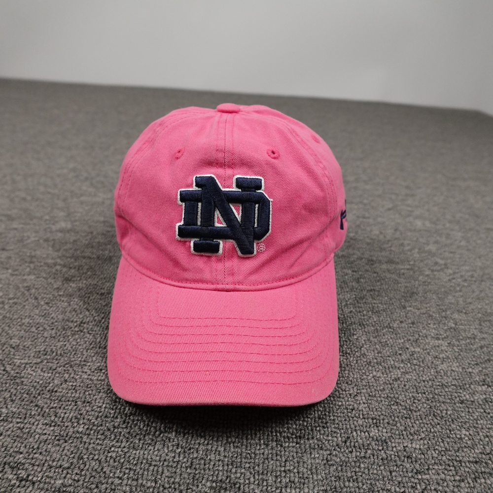 Notre Dame Fighting Irish Hat Cap Strap Back Womens One Size Pink Under Armour